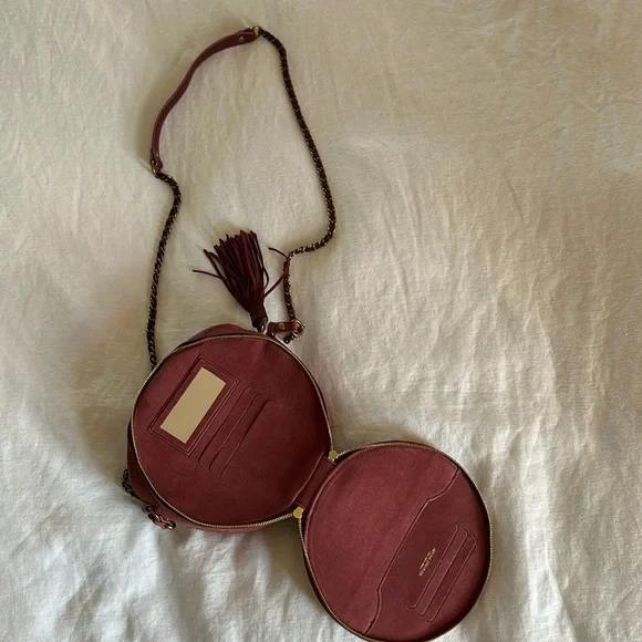 Jerome Dreyfuss Remi Crossbody in Bordeaux - Picture 3 of 8